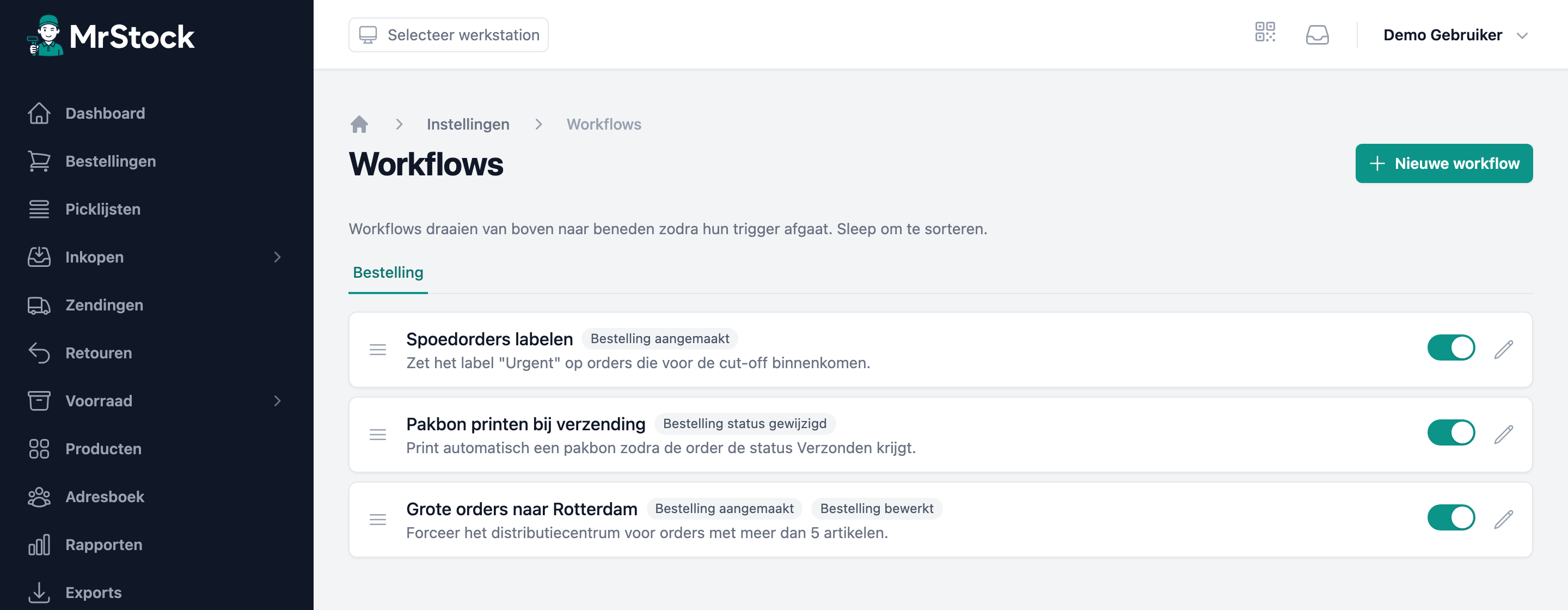 Workflows